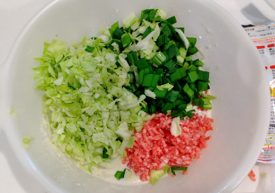 混ぜ餃子 作る工程