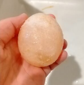酢に入れた卵