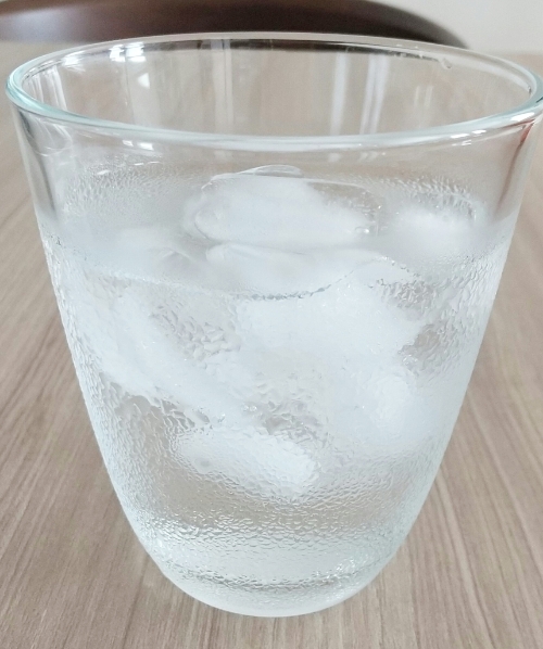 結露したコップ