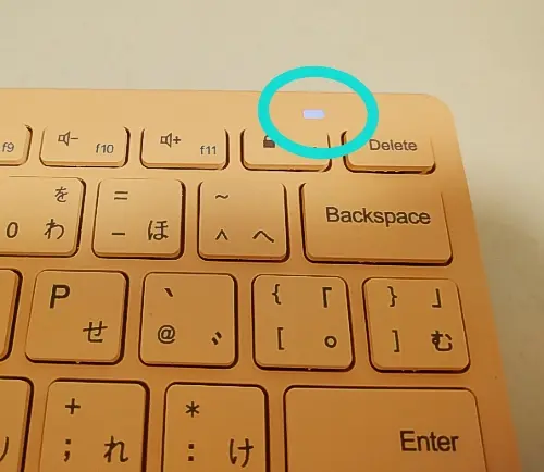 スリーピー ワイヤレスキーボード接続方法