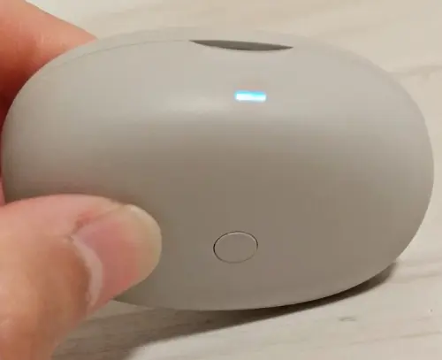 ゲオの寝ながらイヤホンケース裏側