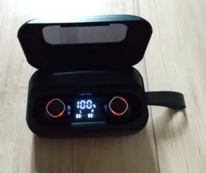 ゲオの「2in1完全ワイヤレスイヤホン」