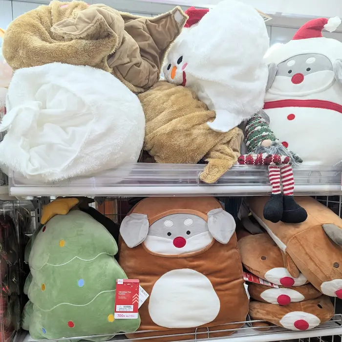 2025年ダイソークリスマス用ぬいぐるみ