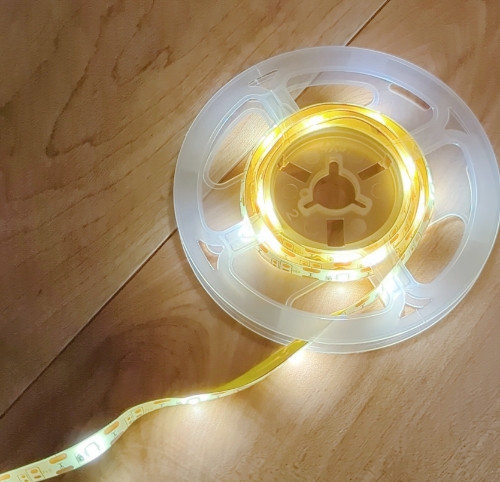 テープライト点灯