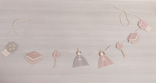 キャンドゥ ひな祭り ガーランドくすみカラー