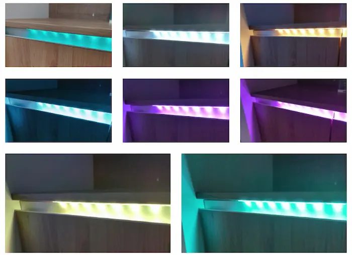 ダイソーのLEDテープライト【リモコン付き】カラーバリエーション