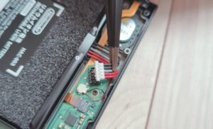 スイッチカードスロット交換方法