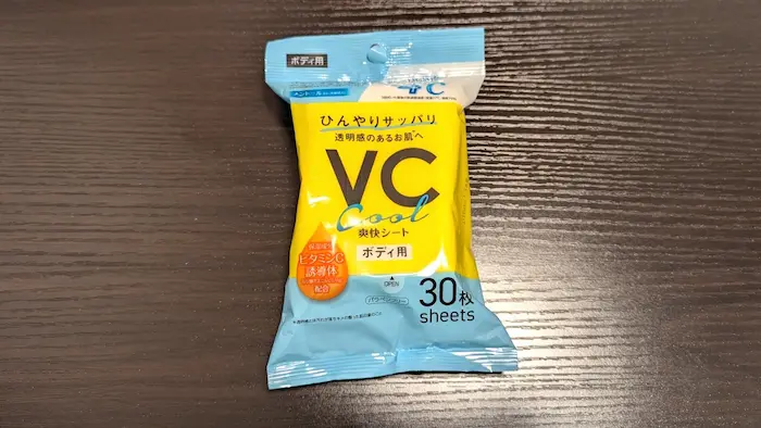ダイソーのVC Cool 爽快シート
