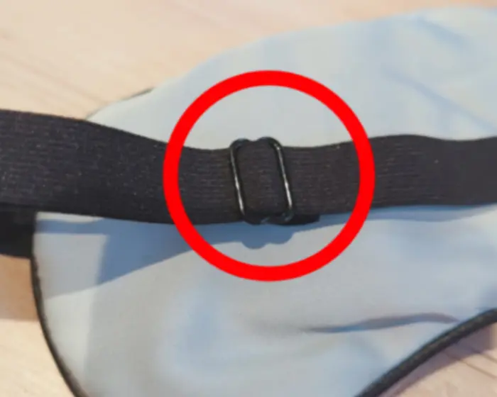 エコめめはゴムバンドの調節ができる