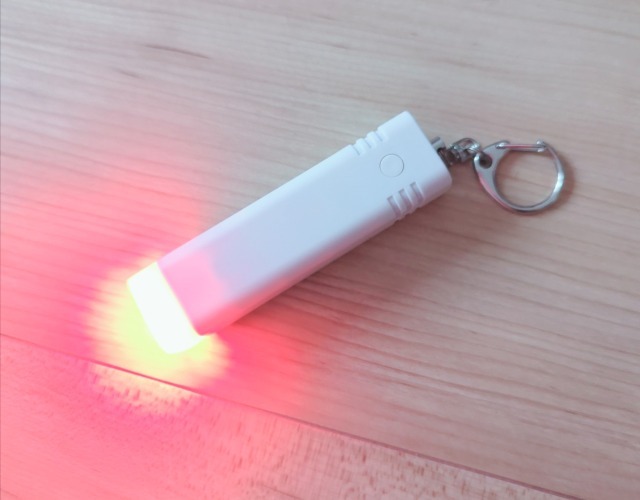 防犯ブザー赤色点滅led