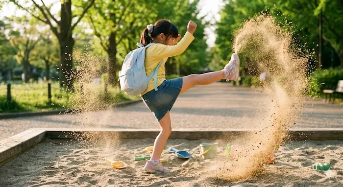 保育園児の娘の癇癪の様子
