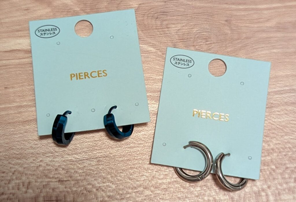 スリーピーのフープステンレスピアス