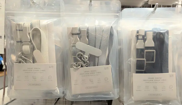 新型ケーブルスマホショルダーストラップの特徴