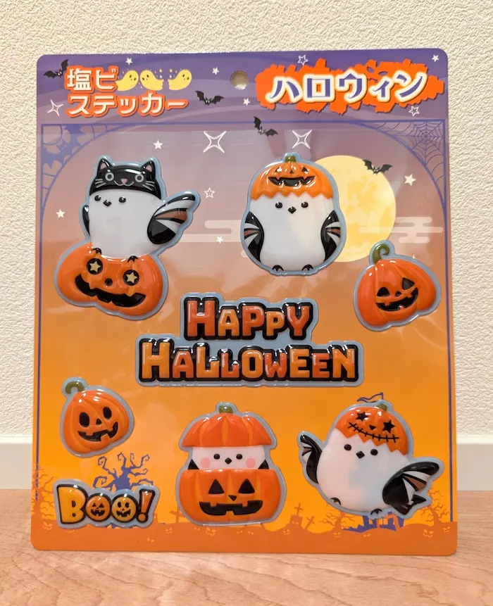 キャンドゥ シマエナガのハロウィンステッカー