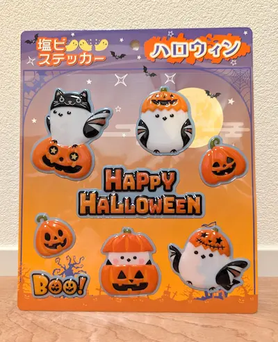 キャンドゥ シマエナガのハロウィンステッカー