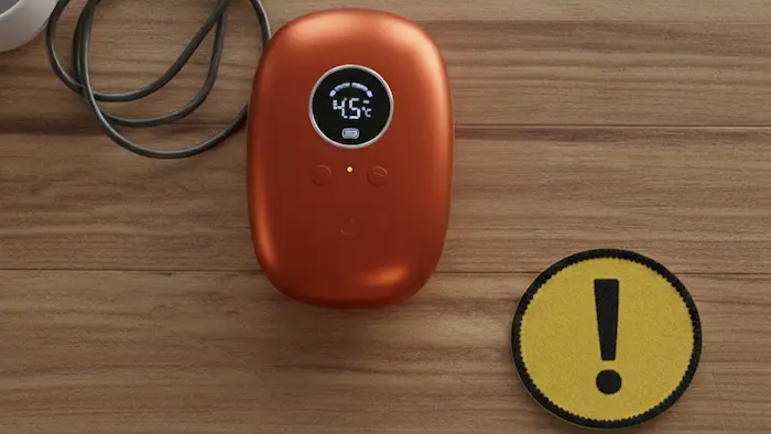 電子カイロを安全に使うための注意点